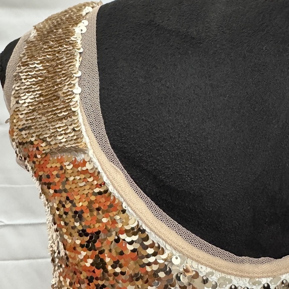 Zara Reversible Sequin Sleeveless Dress - Picture 8 of 10